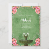 Mehndi uitnodiging Digitale Indiase bruiloft uitno (Voorkant)