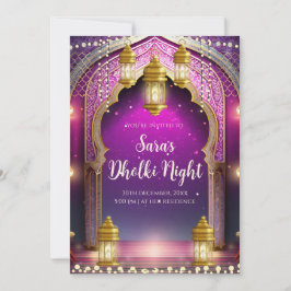 Mehndi uitnodigingen & Digitale Dholki uitnodiging