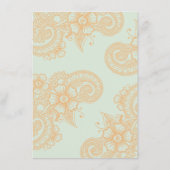 Mehndi Wedding Insert Informatiekaartje (Achterkant)