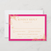 Mehndi Wedding RSVP (Voorkant)