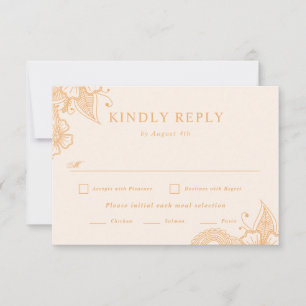 Mehndi Wedding RSVP