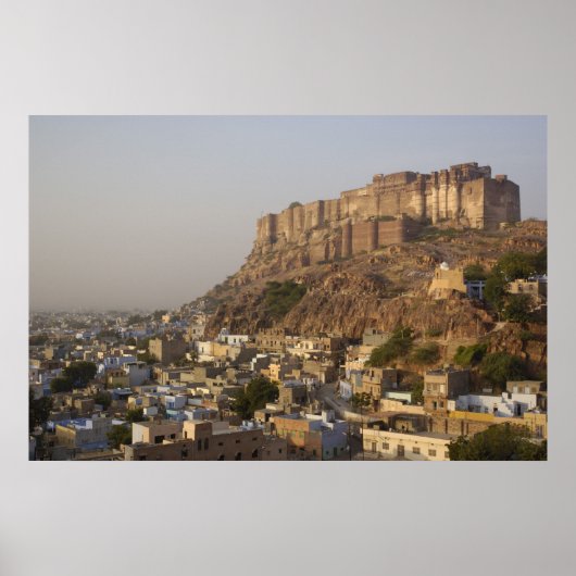 Mehrangarh Fort of Jodhpur. Rajasthan, INDIA. Poster (Voorkant)