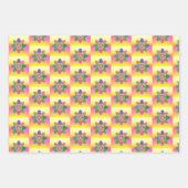 Mehrfarbige Ostereier Inpakpapier Vel (Voorkant)