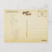 mei 1884 Almanac.  Gemini, de tweeling Briefkaart (Achterkant)