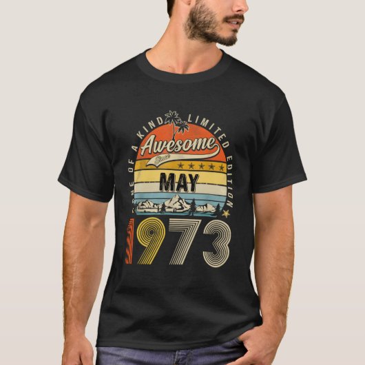 mei 1973 50th 50 t-shirt (Voorkant)