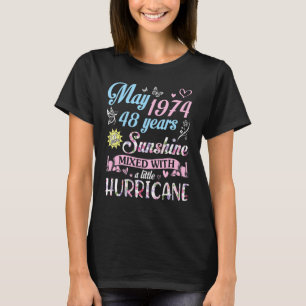 mei 1974: 48 jaar zonneschijn gemengd t-shirt