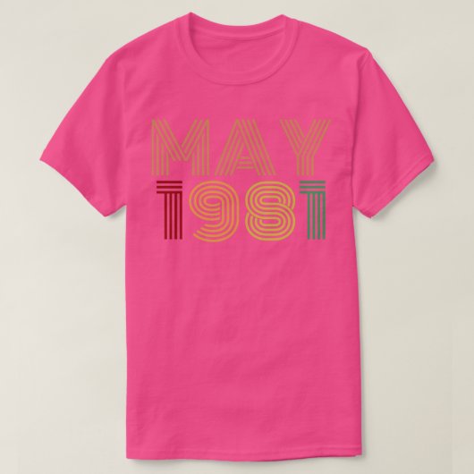 Mei 1981 ontwerp t-shirt (Design voorkant)