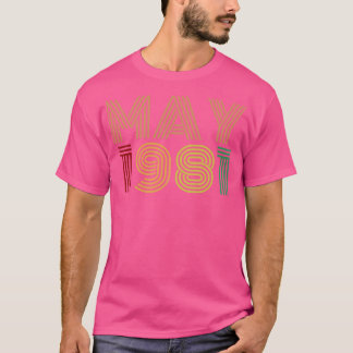 Mei 1981 ontwerp t-shirt