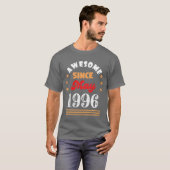 Mei 1996 Geweldig sinds 1996 Mei grappig T-shirt (Voorkant volledig)