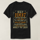 mei 1997 Geweldige 24 jaar oud 24 jaar oud T-shirt (Design voorkant)