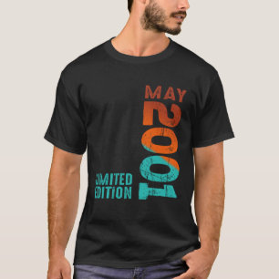Mei 2001 Jaar 2001 Retro 2001 Vintage 2001 Sinds 2 T-shirt