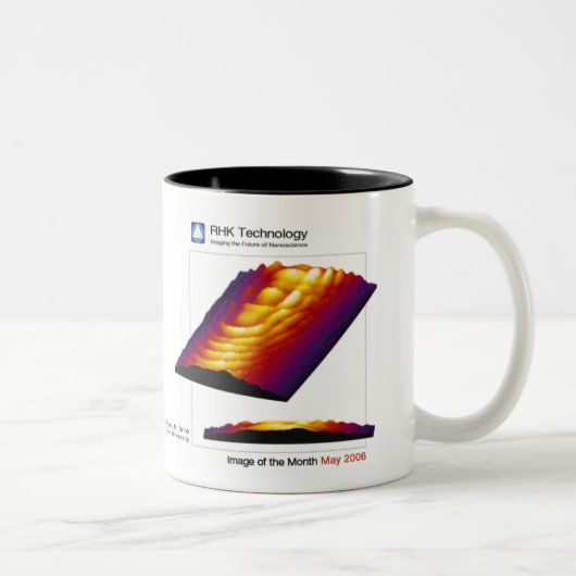 Mei 2006 - RHK-technologie: Afbeelding van de maan Tweekleurige Koffiemok (Rechts)