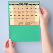 Mei 2012 Kalender 13 Maanden Multifunctionele Flye Flyer (Hand)