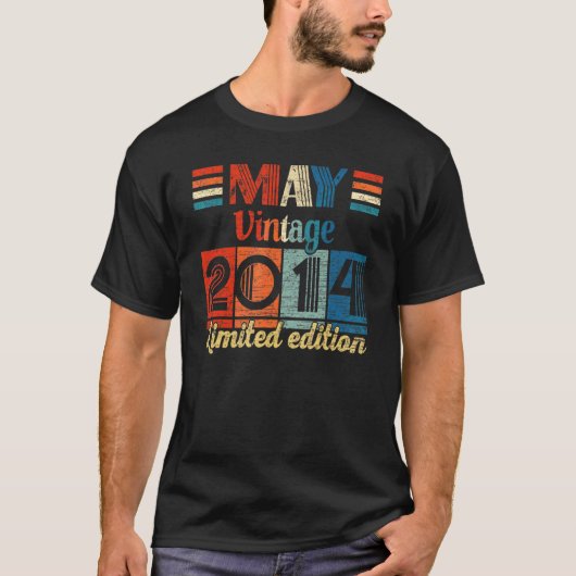 mei 2014 8 jaar oud t-shirt (Voorkant)