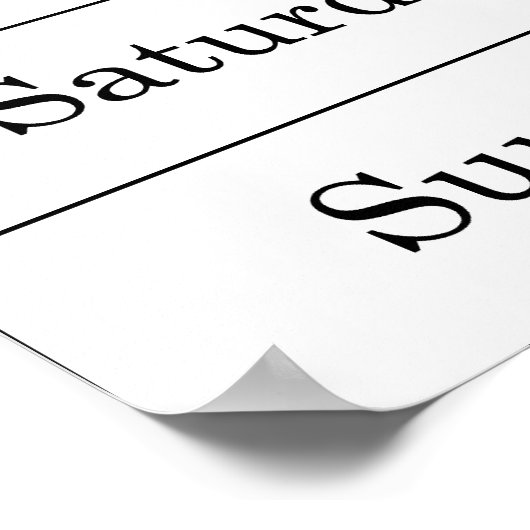 Mei 2014 Kalender genummerde weken Poster (Hoek)