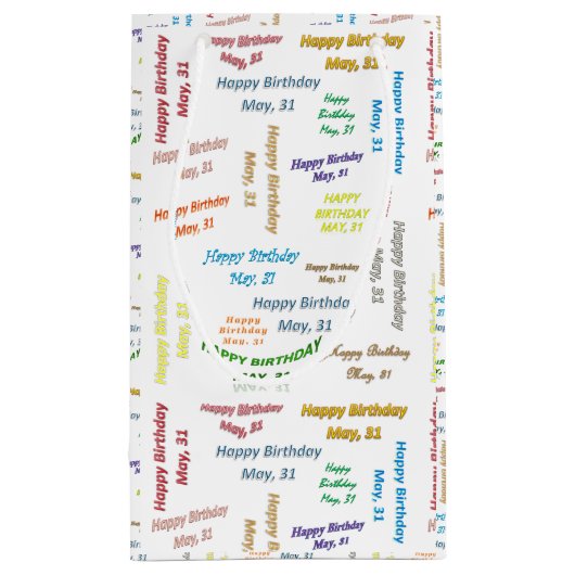 Mei, 31-jarige cadeautas (Achterkant)