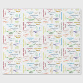 Mei, 4-jarige cadeaupapier (Vlak)