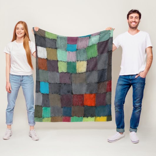 Mei Afbeelding door Paul Klee 1925 Fleece Deken (In situ)