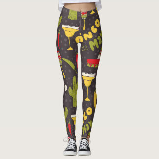 Mei Birthday leggings Cinco de Mayo 5 mei Funny