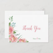 Mei Bloesems Bedankkaart Kaart (Voorkant / Achterkant)