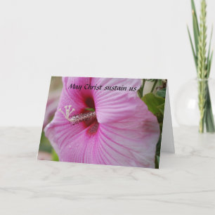 Mei Christus ondersteunt ons Bedankkaart