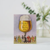 MEI DAGEN MAYPOLE PARTIJINVITATIE ~ EZ OM AAN TE P KAART (Staand voorkant)