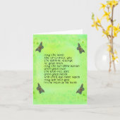 Mei de wegstijging omhoog om u te ontmoeten - Iers Kaart (Gele Bloem)