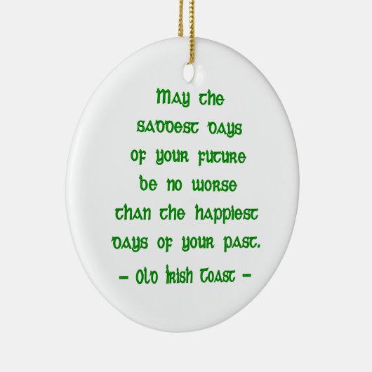 Mei de zadelijkste dagen keramisch ornament (Rechts)