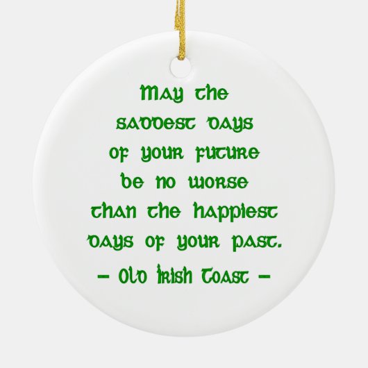 Mei de zadelijkste dagen keramisch ornament (Achterkant)