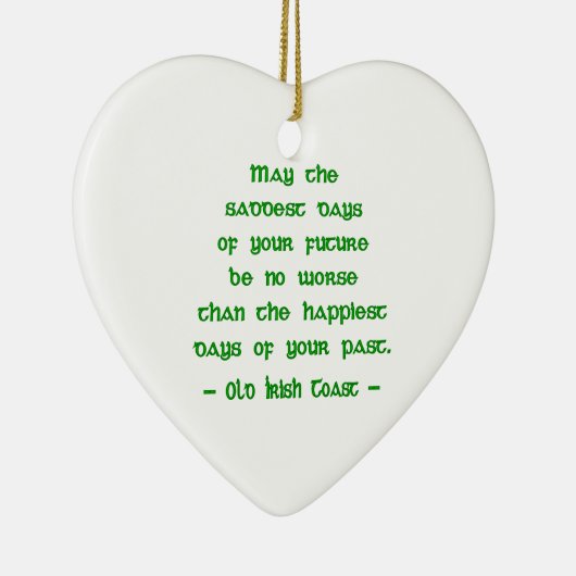 Mei de zadelijkste dagen keramisch ornament (Rechts)