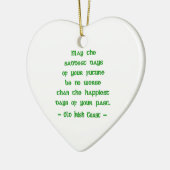 Mei de zadelijkste dagen keramisch ornament (Links)