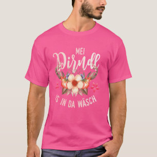 Mei Dirndl is in da Wäsch Kostuum Shirt Vrouwen Co