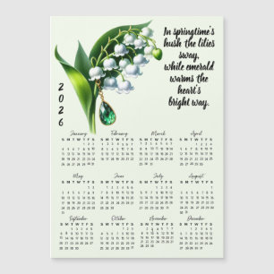 Mei Geboortebloem & Steen Kalender