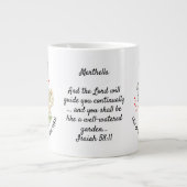 MEI Geboortemaand Bloem Christelijke aangepaste na Grote Koffiekop (Voorkant)