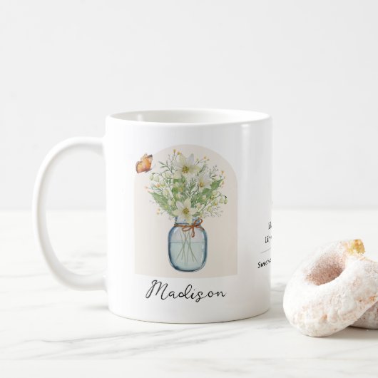 Mei Geboortemaand Bloem Mok (Met donut)