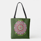 Mei Geboortemaand Bloem Persoonlijke Kunstzinnige  Tote Bag (Achterkant)