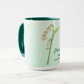 Mei Geboortemaand Flower Coffee Mok (Voorkant links)