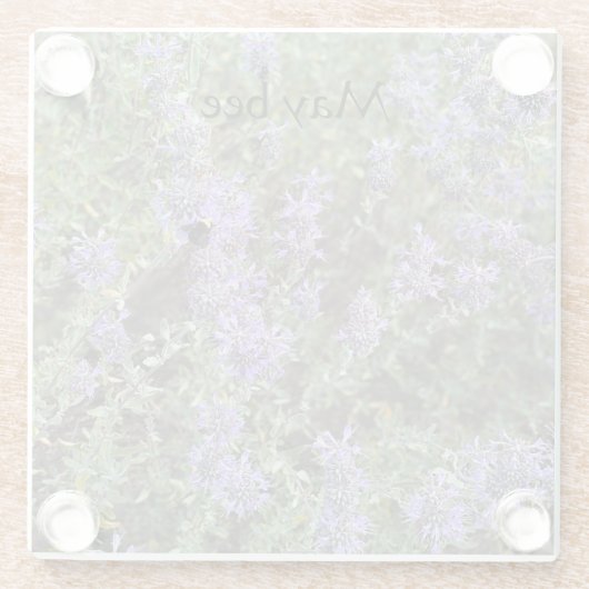 Mei Glazen Onderzetter (Achterkant)