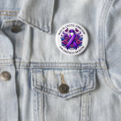 Mei is Cystic Fibrosis Awareness Month Ronde Button 5,7 Cm (In situ)