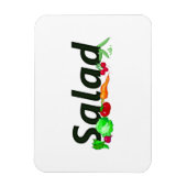 Mei is de Nationale Zalmaand met groenten Magneet (Verticaal)