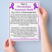 Mei is Fibromyalgia Awareness Maand Flyer (Hand)