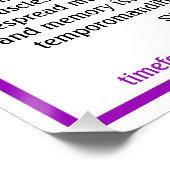 Mei is Fibromyalgia Awareness Maand Perfect Poster (Hoek)