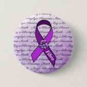 Mei is Fibromyalgia Awareness Maand Ronde Button 5,7 Cm (Voorkant)