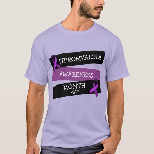 Mei is Fibromyalgia Awareness Month Ribbon Shirt (Voorkant)