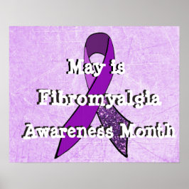 Mei is Fibromyalgie Bewustzijn Maand Poster