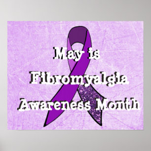 Mei is Fibromyalgie Bewustzijn Maand Poster