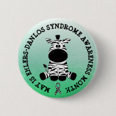 Mei is het syndroom van Ehlers-Danlos Month Button (Voorkant)