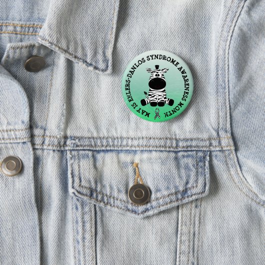 Mei is het syndroom van Ehlers-Danlos Month Button (In situ)