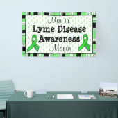 Mei is Lyme Ziekte Bewustzijn Maand Banner (Beurs)