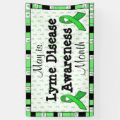 Mei is Lyme Ziekte Bewustzijn Maand Banner (Verticaal)